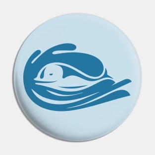 Dolphin in the sea Pin