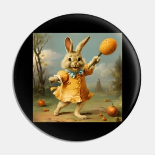 Easter Bunny And Pumpkins Pin