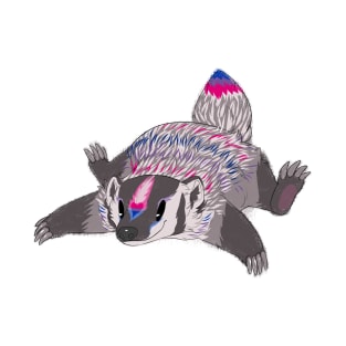 Biromantic Badger! T-Shirt