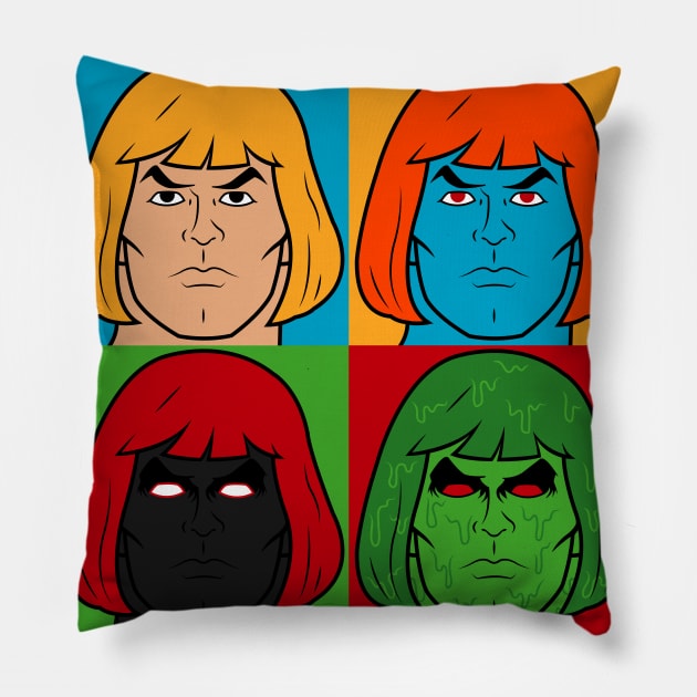 He-Pop Pillow by LAMBZILLA