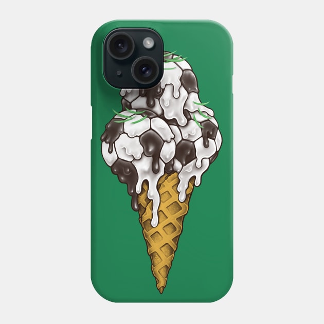 Ice Cream Soccer Balls Phone Case by c0y0te7