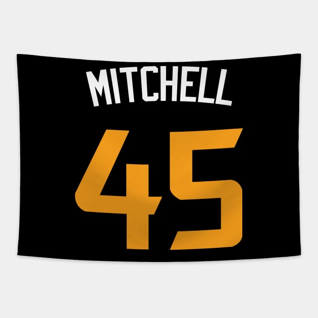 Donovan Mitchell Tapestry by telutiga