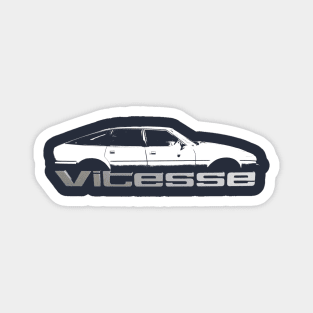 Rover SD1 Vitesse 1980s classic car block side and badge Magnet