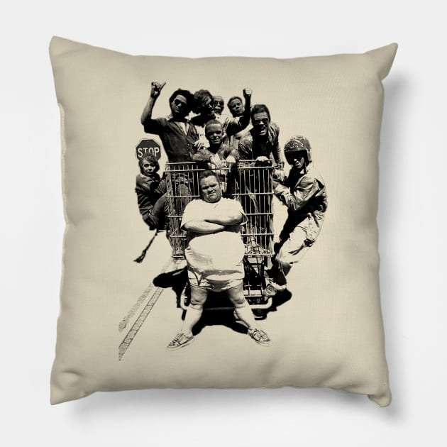 jackass squad Pillow by partikelir.clr