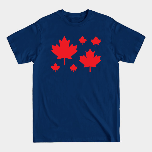 Disover Canada Maple Leaf Flag Emblem - Canada Day - T-Shirt