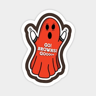 Ghost Cleveland Browns Magnet