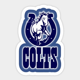 Indianapolis Colts Mascot NFL Sticker for Sale by mandarinolive