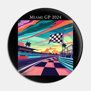 2024 Miami Grand Prix F1 T-Shirt - Merchandise | Unique F1 Tracks Design | Limited Edition | Perfect Gift for Miami F1 Fans Pin