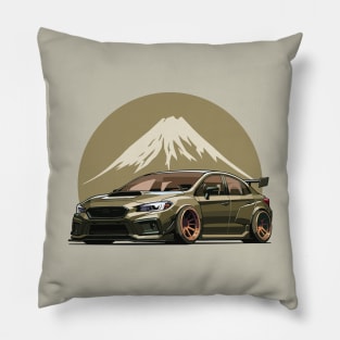 Subaru Impreza Car Art - WRX STI Modified JDM Car Pillow