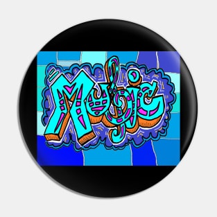 graffiti music pop art 22 Pin