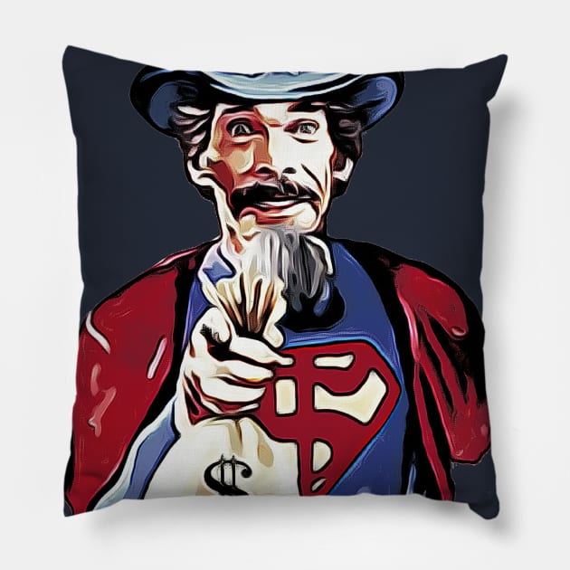 Super Sam Pillow by Leo Carneiro