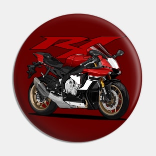 Yamaha YZF R1 Red Bike Pin