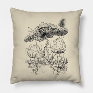 Mario Mushroom Typologies Pillow