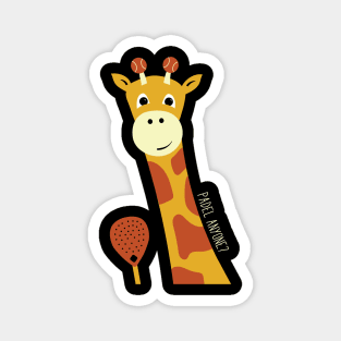 Giraffe Padel Anyone Magnet