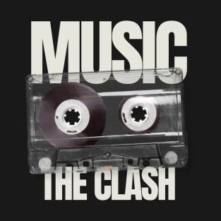 THE CLASH -  CASSETTE MUSIC T-Shirt