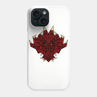 Red Dragon - Geometric Abstract Phone Case