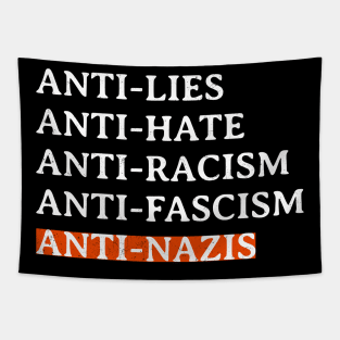 Anti-Lies-Anti-Hate-Anti-Racism-Anti-Fascism-Anti-Nazis Tapestry