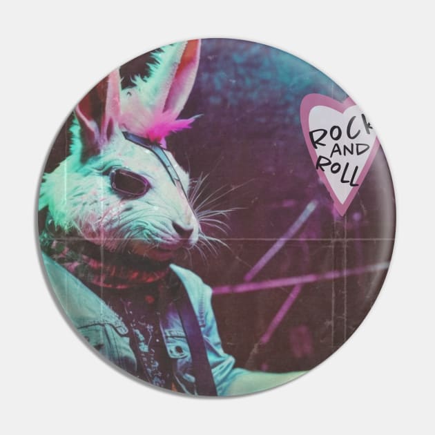 Rock and Roll - Bunny Pin by Stitch & Stride