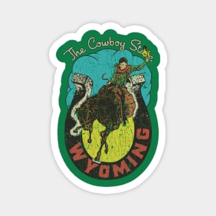 Wyoming The Cowboy State 1890 Magnet