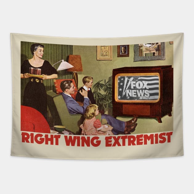 Right Wing Nuclear Extremist Tapestry by darklordpug