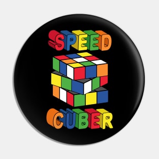 Speed Cuber Art Pin