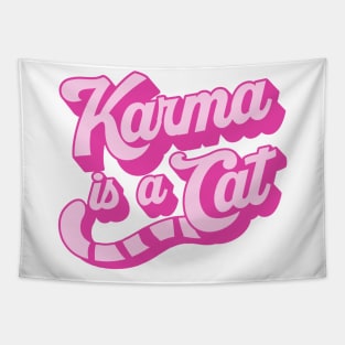 Karma Is a Cat Tapestry