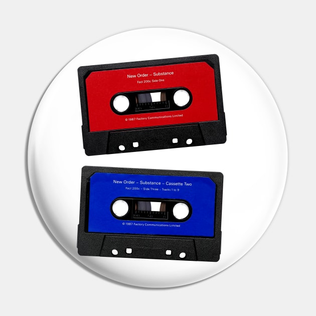 Substance: Cassette Tape 1 & 2 Pin by Scum & Villainy