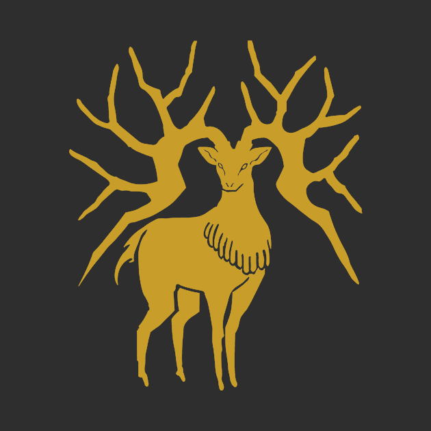 Golden Deer House by moonfist