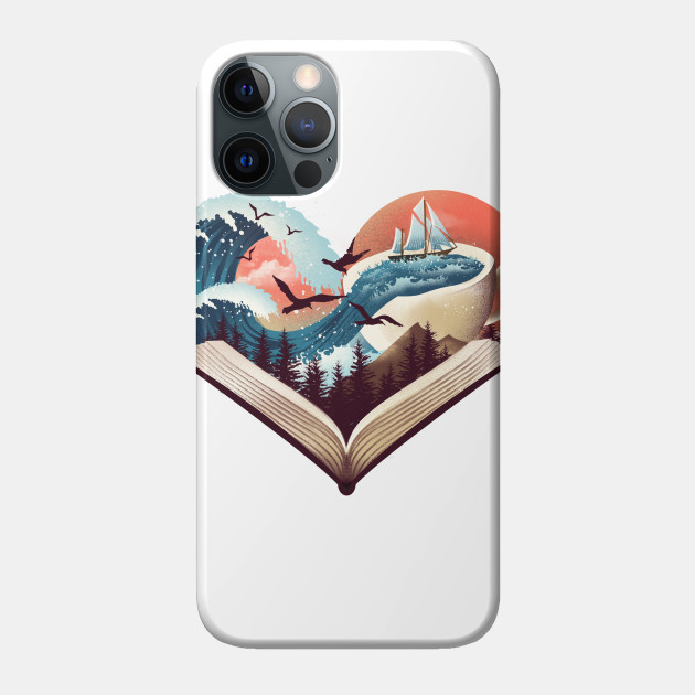 Coffee, Books and Adventure - Books - Phone Case