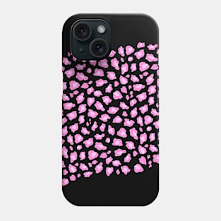 Leopard Print Pink Swirl Phone Case