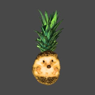 Pinehog Hedgehog Pineapple Funny Gifts For Women Men Kids T-Shirt