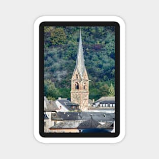 Church along The Rhine Magnet