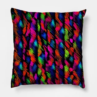 Neon pattern Pillow