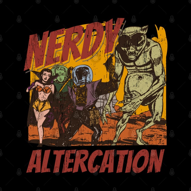 Nerdy altercation distressed worn out by SpaceWiz95