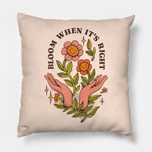 Let Your Happiness Blossom Pillow