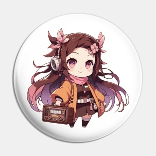 Nezuko Chibi Pin