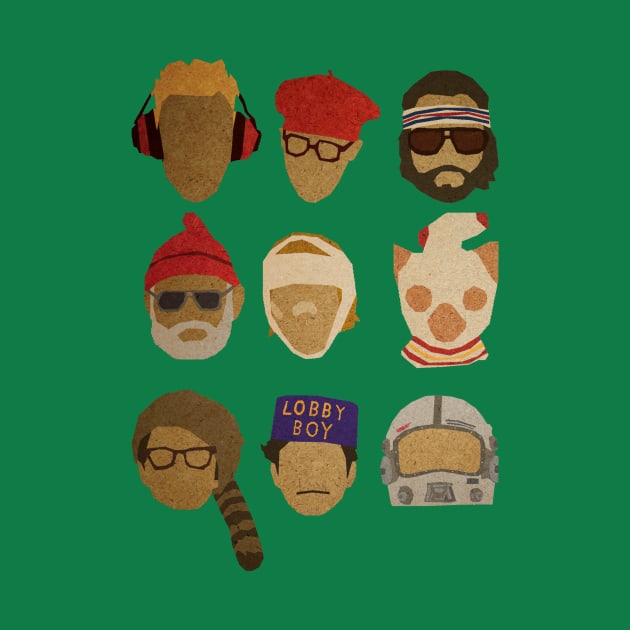 Wes Anderson Hats by godzillagirl