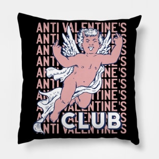 Cupid's Anti-Valentine's Manifesto Pillow