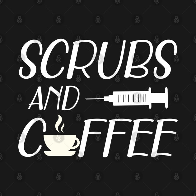 Nurse - Scrubs and coffee w by KC Happy Shop