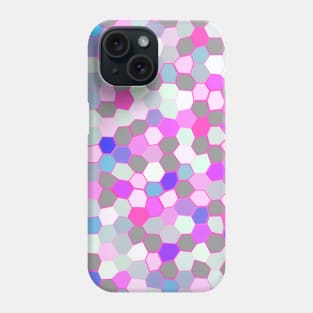 Colorful Light Pink, Purple, Blue, Grey and White Mosaic Phone Case