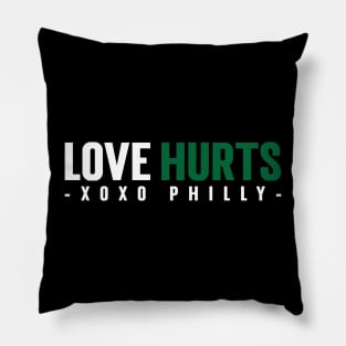 Funny Philadelphia love Hurts Fan v2 Pillow