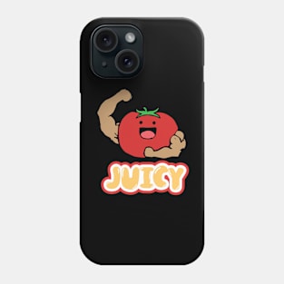 Juicy tomato exercise and bodybuilding shirt Phone Case