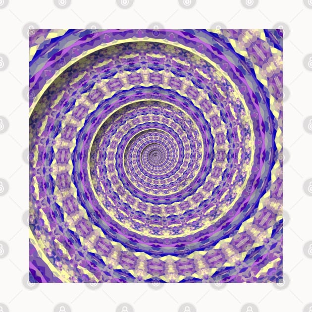Funky Spiral Mandala by Kaleiope_Studio