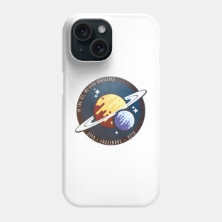 Enceladus Mission Crew Badge Phone Case