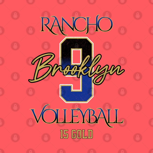 Brooklyn #9 Rancho VB (15 Gold) - Blue by Rancho Family Merch