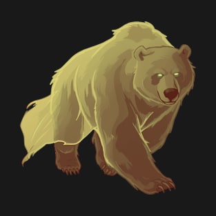 Grizzly Dressed As Ghost - Grizzly Bear Halloween T-Shirt