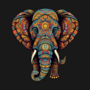 DMT Art Style Elephant T-Shirt