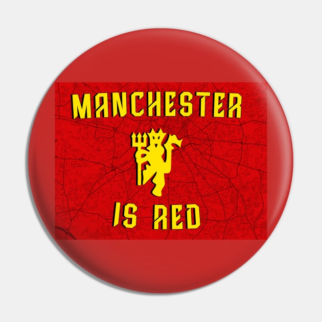 Manchester is red Pin by Barotel34