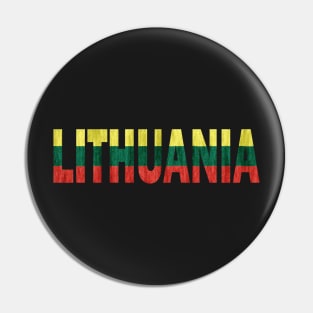 Lithuania Lithuanian Flag Lietuva Souvenir Pin