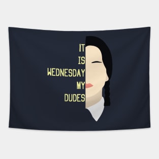 It is Wednesday my dudes retro meme Tapestry